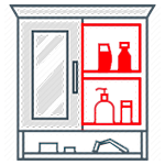 Պահարանով հայելիներ